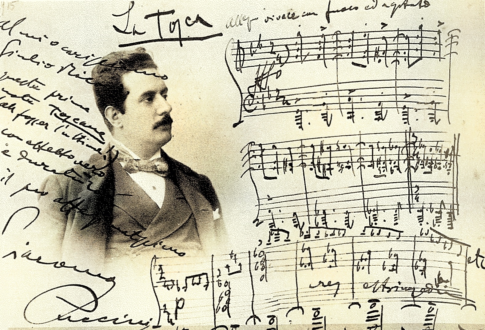 cartolina Puccini Ricordi Tosca