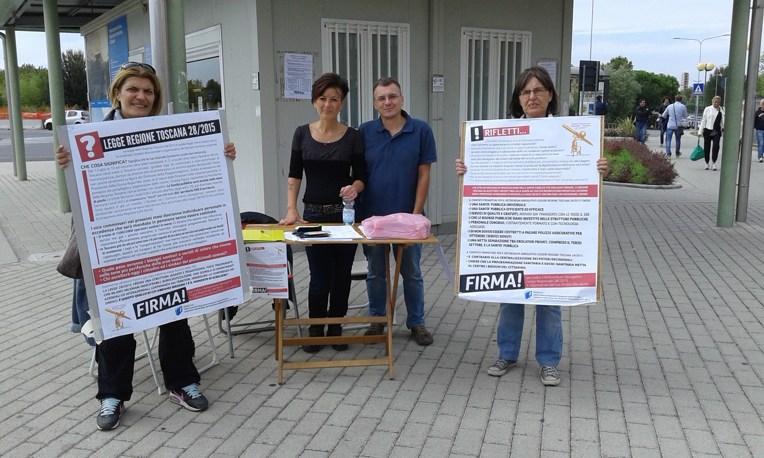BARDELLI SANITA REFERENDUM foto banchetto
