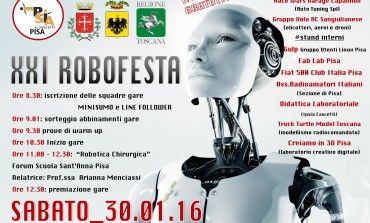 XXI Robofesta: tutto pronto all’IPSIA “Fascetti” di Pisa