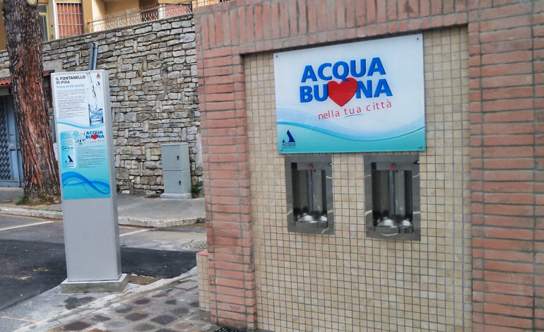 Nuovo fontanello al CEP(Pisa), già erogati 162mila litri di “acqua buona”