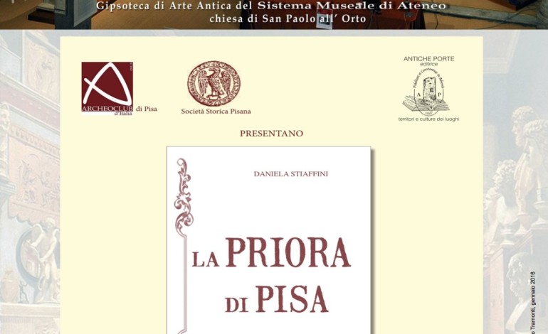 ‘La priora di Pisa’, il libro di Daniela Stiaffini con la vita dell’antico monastero di San Silvestro