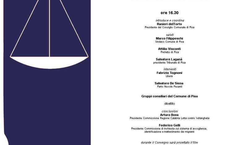 “Viaggio tra i beni confiscati alla criminalità”, un convegno a Pisa