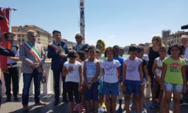 Pisa, la bandiera Saharawi sventola su Ponte di Mezzo