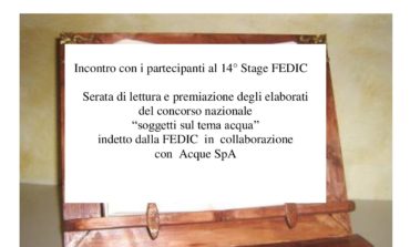 Calci, a settembre lo Stage Nazionale FEDIC sulla regia