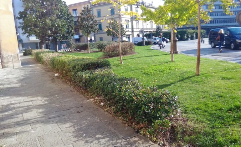 Pisa, lotta al degrado in piazza Vittorio Emanuele