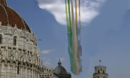 Le Frecce Tricolori volano su PISA