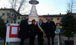 A Bientina inaugurazione della fontana restaurata