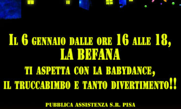 Pisa, torna la Befana alla sede della Pubblica Assistenza