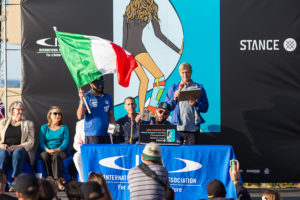 CERIMONIA DELLE NAZIONI ISA SAN DIEGO MASSIMILIANO MATTEI CON PASSETTI FABRIZIO E FABIO SECCI