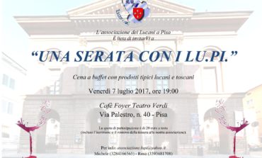Associazione dei Lucani a Pisa per: “UNA SERATA CON I LU.PI.”