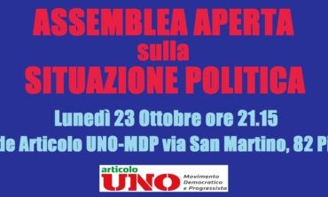 Pisa, Articolo Uno-MDP incontra i cittadini