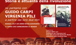 Al Circolo Arci Lari presentazione di "Rivoluzione d’ottobre e il socialismo. Storia e attualità della Rivoluzione. "