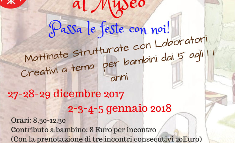 PRESTO AL VIA I CAMPI DI NATALE AL MUSEO COCCAPANI DI CALCINAIA