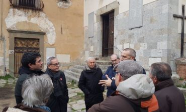 Elezioni 2018: visita dei candidati di Liberi e Uguali al convento di Nicosia