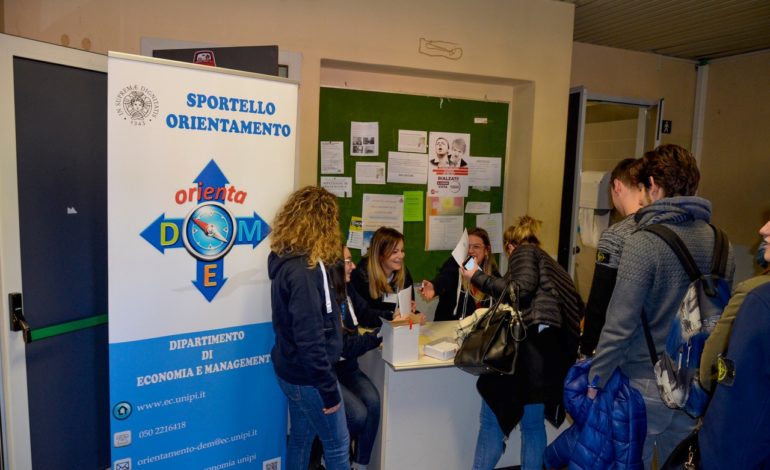 Bilancio positivo per gli Open Days dell’orientamento all’Università di Pisa