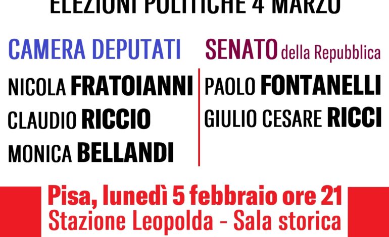 Elezioni 2018: I candidati di “Liberi e Uguali con Pietro Grasso” si presentano alla cittadinanza