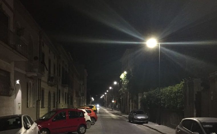 Pisa, in Via Niosi è in funzione il nuovo impianto di illuminazione