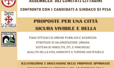 Elezioni Pisa, il Coordinamento dei Comitati cittadini invita i candidati sindaci ad un confronto pubblico