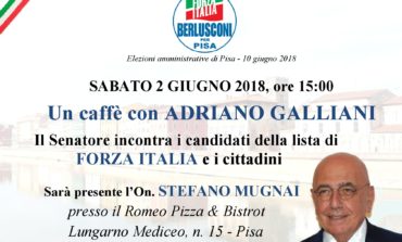 Elezioni Pisa, Galliani e Tajani in città per sostenere i candidati di Forza Italia