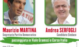 Elezioni amministrative, Maurizio Martina (PD) a Pisa per sostenere Serfogli