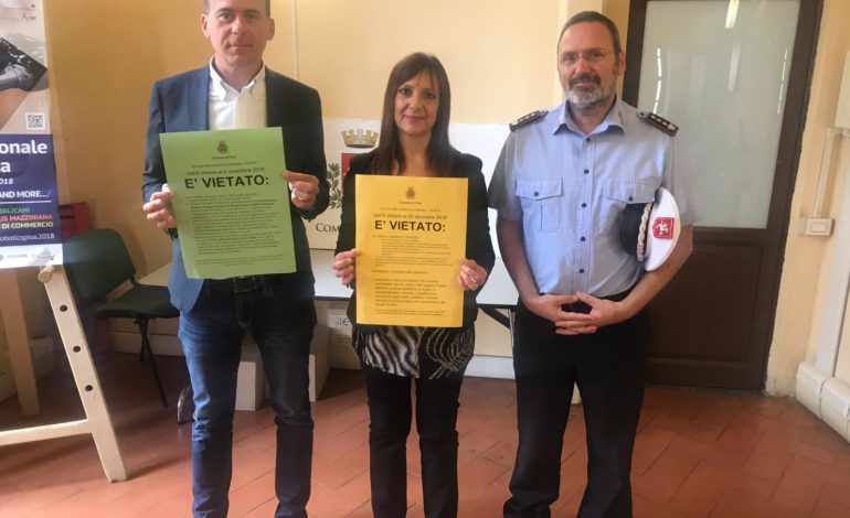 Pisa, sicurezza urbana: tre ordinanze in arrivo dall’8 ottobre