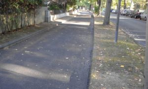 viale dopo il passaggio