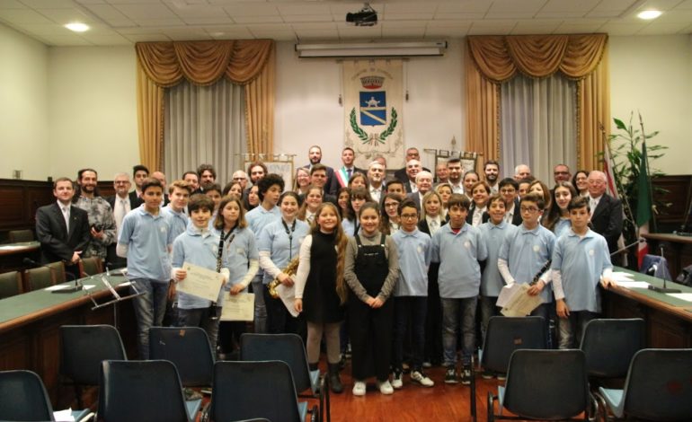 Festeggiati in Comune i 170 anni della Filarmonica municipale “Puccini”
