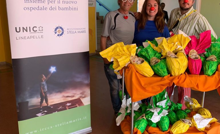 UNIC – LINEAPELLE Concerie Italiane dona le uova di Pasqua ai bambini ospiti  della Stella Maris