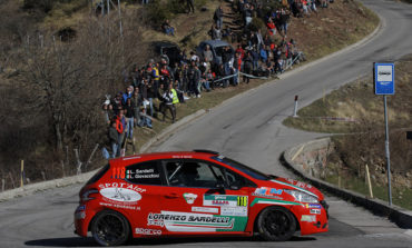 Il pisano Lorenzo Sardelli al via del Rallye Elba