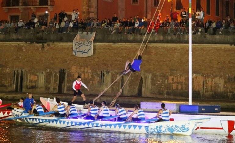 La Regata di San Ranieri anticipata al tradizionale orario delle 19.30