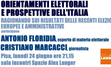 Spazio incontri Alexander Langer: si parla di orientamenti elettorali e prospettive per l'Italia