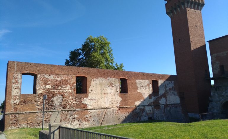 Lavori sulle Mura di Pisa , intervento Giardino Scotto e Cittadella