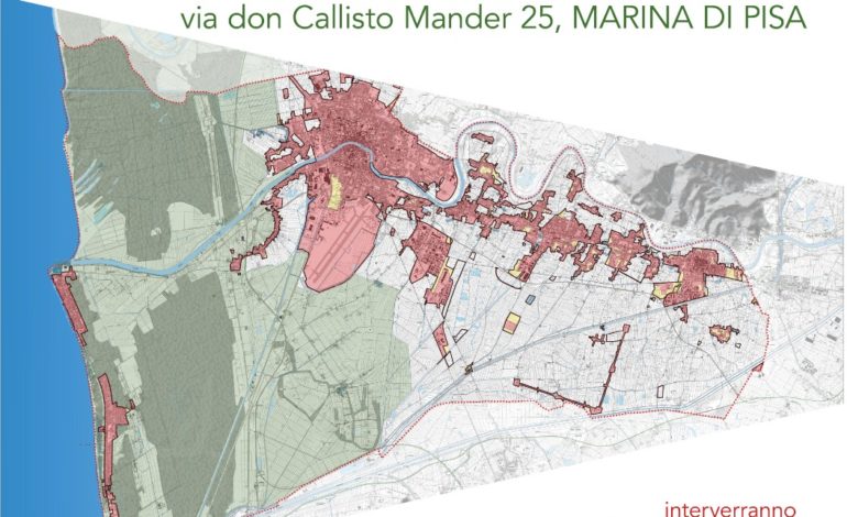 Piano strutturale, prossimo incontro pubblico a Marina di Pisa