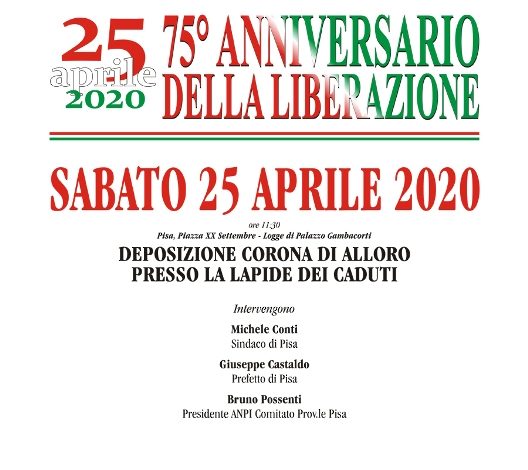 25 aprile, deposizione di corona in piazza, sospese le cerimonie civili