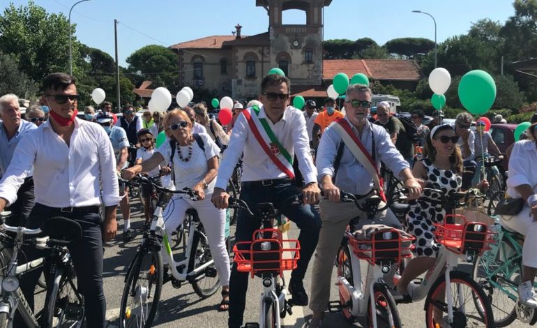 Inaugurata la Ciclopista del Trammino