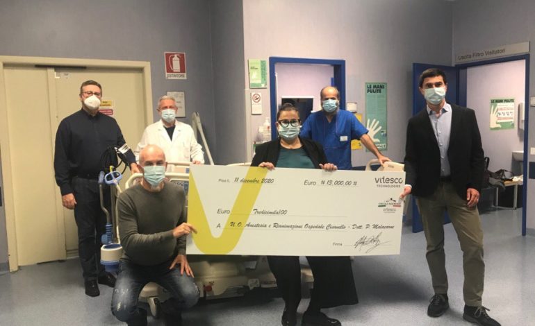 Donazione di Vitesco Technologies alla Terapia Intensiva di Cisanello