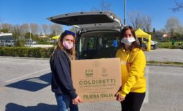 AGRICOLTORI IN SOCCORSO NUOVI POVERI CON 2 TONNELLATE CIBO MADE IN ITALY