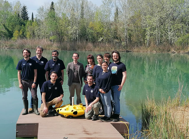 ﻿Un robot subacqueo nei laghetti di Campo per il monitoraggio ambientale
