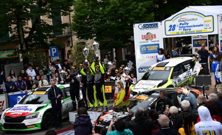 ﻿28° Rally del Taro: prova di forza di Rossetti-Fenoli (Skoda Fabia)