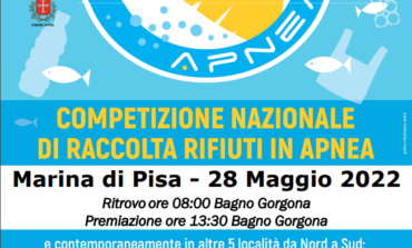 Marina di Pisa: sabato 28 maggio la gara subacquea di raccolta differenziata “Spazzapnea”
