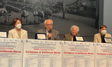 ﻿La premiazione del Certamen in ponticulo Herae