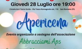 San Romano. Torre in festa, l'appuntamento con l'associazione Abbracciami﻿