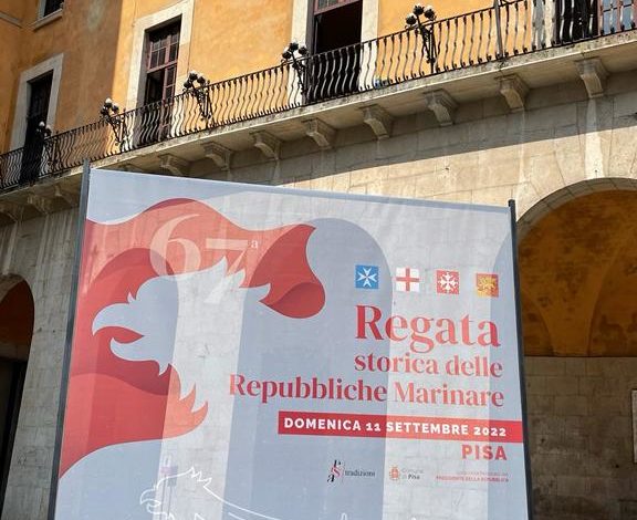 Domenica 11 settembre Pisa ospita 67esima edizione della Regata Antiche Repubbliche Marinare