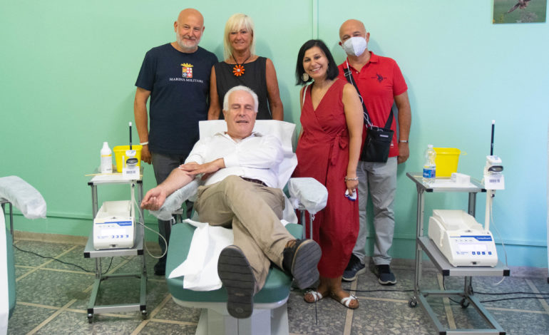 ﻿Sangue, la donazione del governatore Giani per la campagna estiva Avis