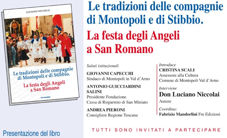 Presentazione del libro di Don Luciano Niccolai sulla festa degli Angeli a San Romano