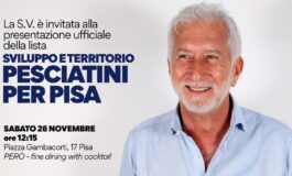 Amministrative Pisa, si ufficializza la lista di Paolo Pesciatini