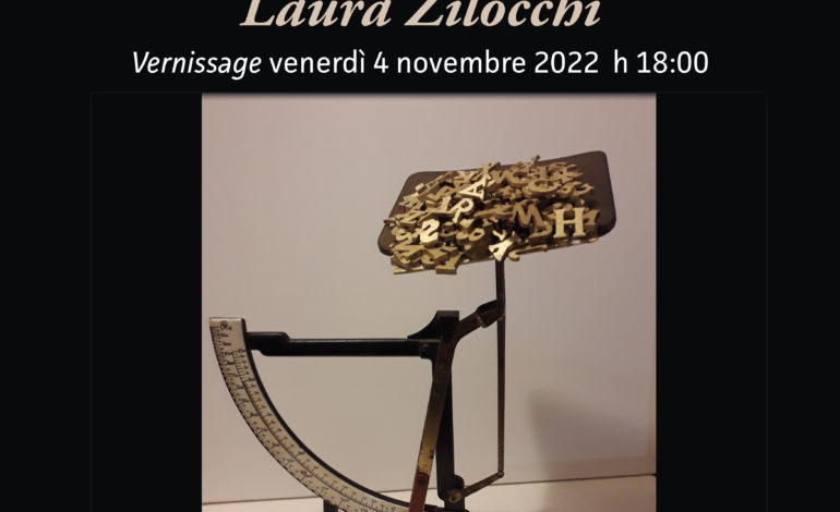In mostra a Pisa l’artista Laura Zilocchi: “Le parole hanno un peso”﻿