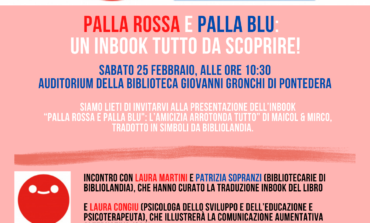 Sabato a Pontedera la presentazione di “Palla Rossa e Palla Blu”