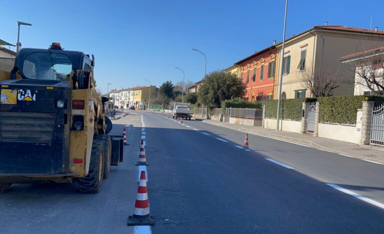 Riqualificazione della viabilità, nuovo manto stradale tra la città di Pisa e il Litorale