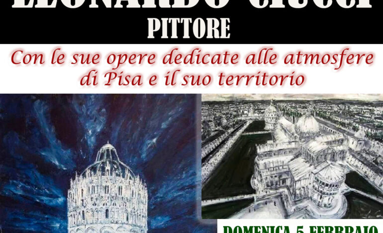 ﻿Il territorio pisano nella mostra di Leonardo Ciucci alla Società Operaia di Cascina
